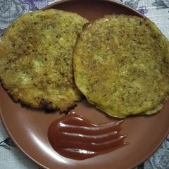 A picture of Moong Dal Chilla (Pancake).