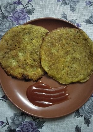 A picture of Moong Dal Chilla (Pancake).
