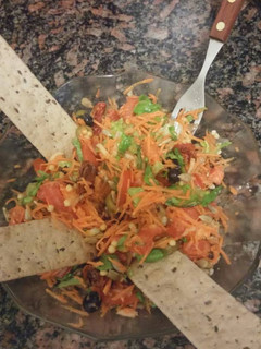 Una foto de Ensalada vegan primaveral
