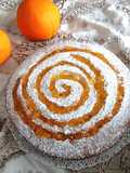 Torta girella all'arancia