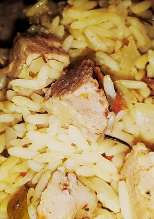 Una foto de Arroz Con Chorizos
