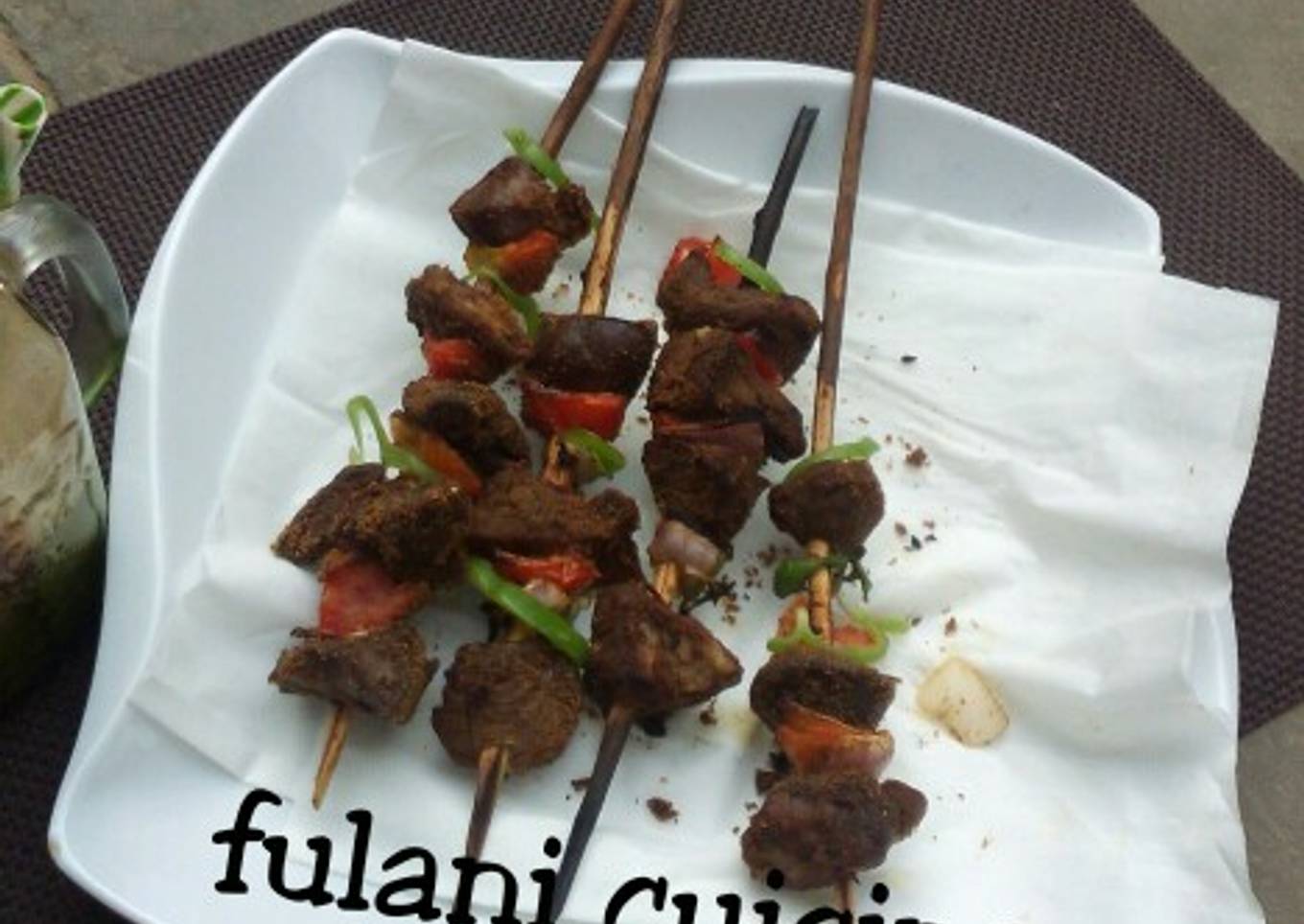 Beef skewer