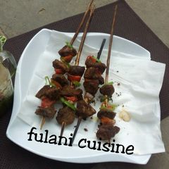 A picture of Beef skewer.