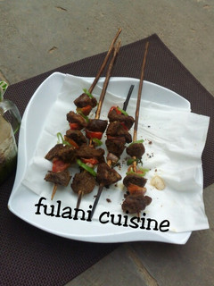 A picture of Beef skewer.