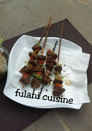 A picture of Beef skewer.