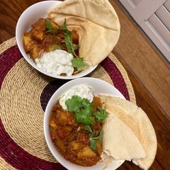 A picture of Simple sweet potato curry.