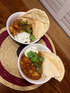 A picture of Simple sweet potato curry.