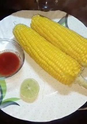 A picture of Boiled corn.