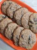 Galletas de avena con quinua y pasas