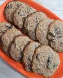 Galletas de avena con quinua y pasas