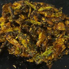A picture of Karele Ki Sabji.
