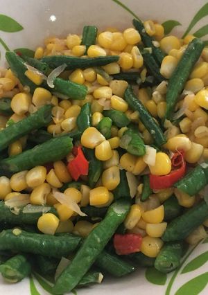 Foto resep Tumis Jagung Kacang Panjang