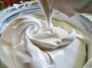 Una foto de Merengue sin huevo vegano o Aquafaba