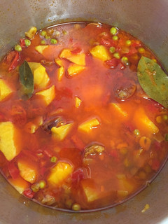 Una foto de Patatas a la riojana (olla exprés)