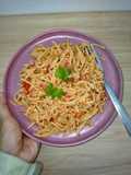 Creamy Egg Tomato Pasta