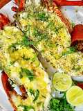 Lobster with Garlic Butter and Cheese 🦐