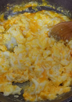 Una foto de Huevos Revueltos al Agua 🍳💧 para la Once