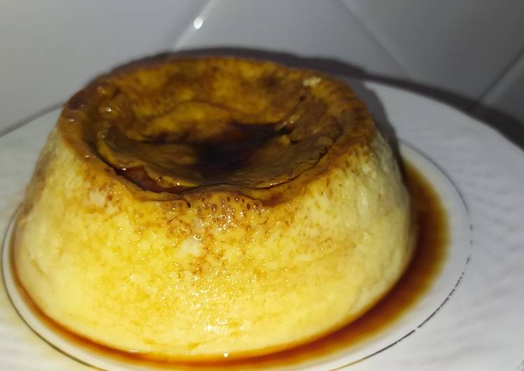 Flan de huevo en microondas 🍮🍮🍮