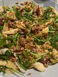 Farro salad with artichoke and sun-dried tomatoes