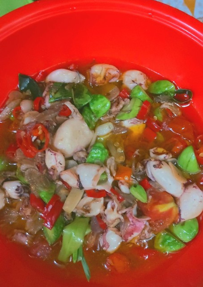 Foto resep Oseng cumi pete