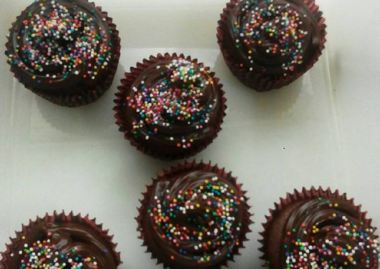 Cupcakes de chocolate🍫💜