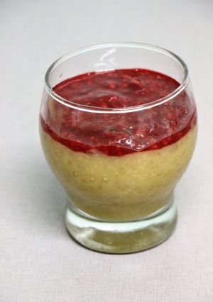 Une photo de Perles du Japon coco framboises