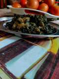 Palak aloo baigun wala