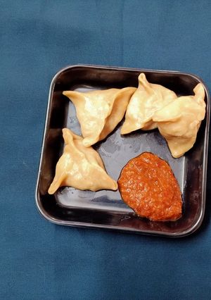 A picture of Whole wheat flour Momos /Dimsum.