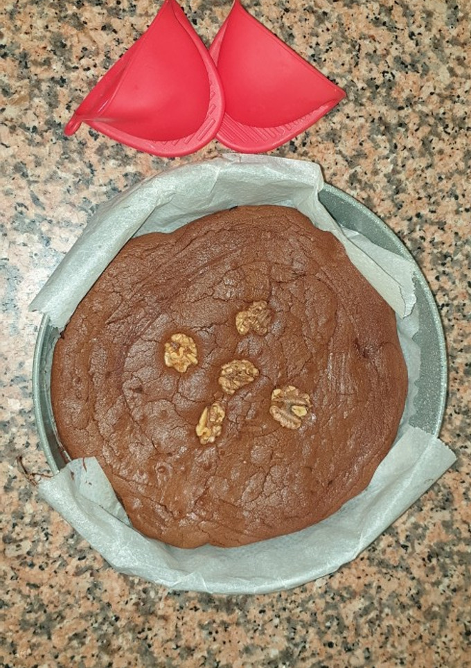 Una foto de Brownie fácil fácil