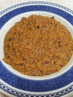 Una foto de Salsa boloñesa casera baja en grasa sin gluten y vegana