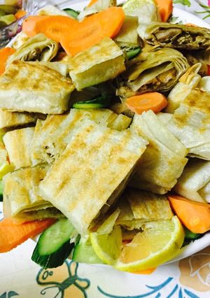 صورة لوصفة الشاورما والمثومه