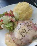 Pollo a la napolitana 🍗🍅🧀