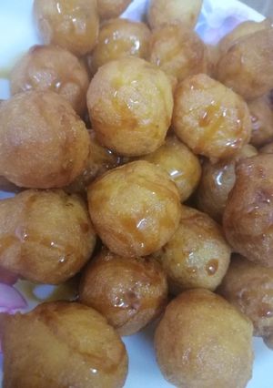 صورة لوصفة لقيمات الدبس