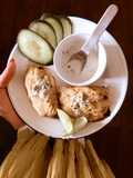 Vegan baked fish - coconut flour (recipe for batter)