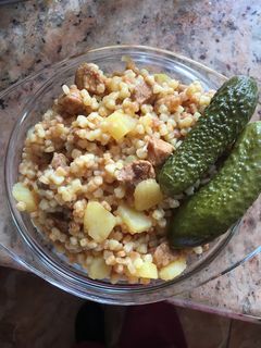 Tarhonyás hús recept fotója