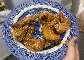 Easiest Way to Cook Perfect Air Fried Chicken Wings Honey Sesame and Korean Hot and Honey