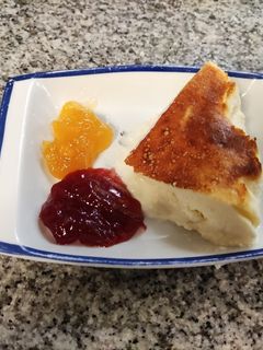 Una foto de Tarta de Queso en freidora de aire