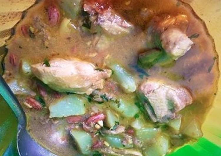 Resep Sop ayam kacang merah yang Enak