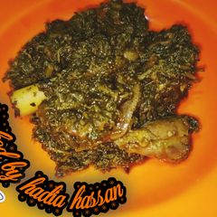 A picture of Palak gosht ❤️.