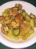 Gnocchis con Zuccini y Camarón