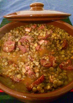 Una foto de Guiso de lentejas. Como el de mi abuela 