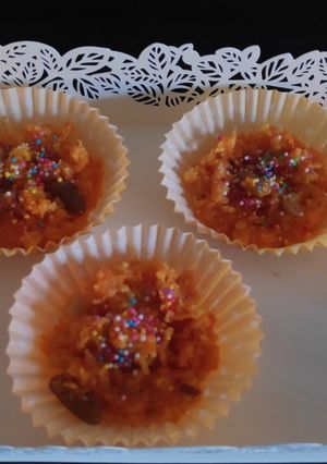 A picture of Carrot Milk Pudding🥕.
