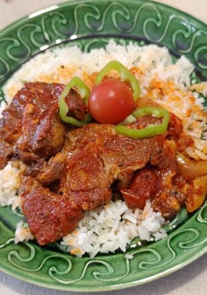 Ízletes, omlós lecsós tarja recept fotója