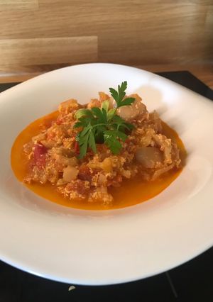 Tojásos lecsó recept fotója