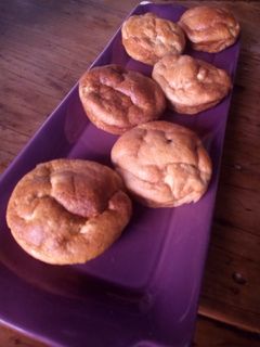 Una foto de Muffins de banana sin tacc y bajos en grasas