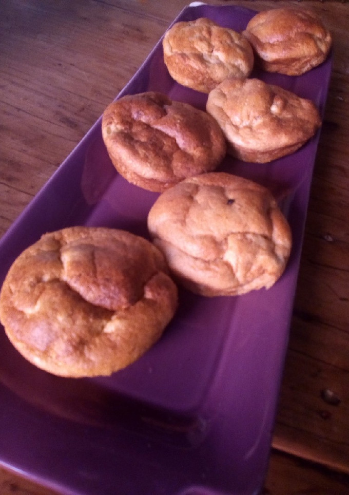 Una foto de Muffins de banana sin tacc y bajos en grasas