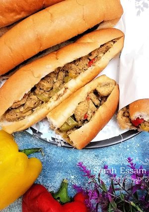 A picture of Amazing Chicken Shawarma Sandwiches 😋.