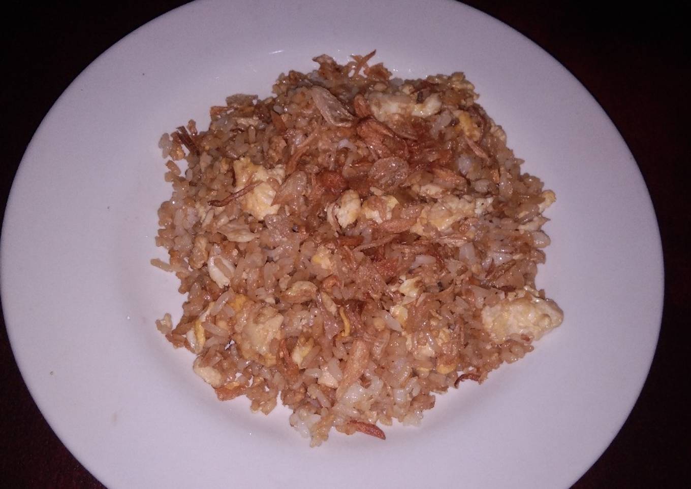 Nasi goreng telur, kilat ekonomis