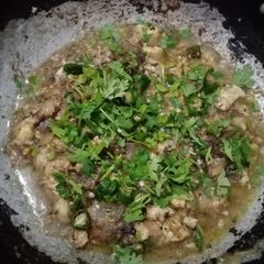 A picture of Sehri special Brain Masala.