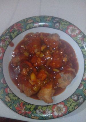 Foto resep Ayam Tepung Asam Manis Pedas